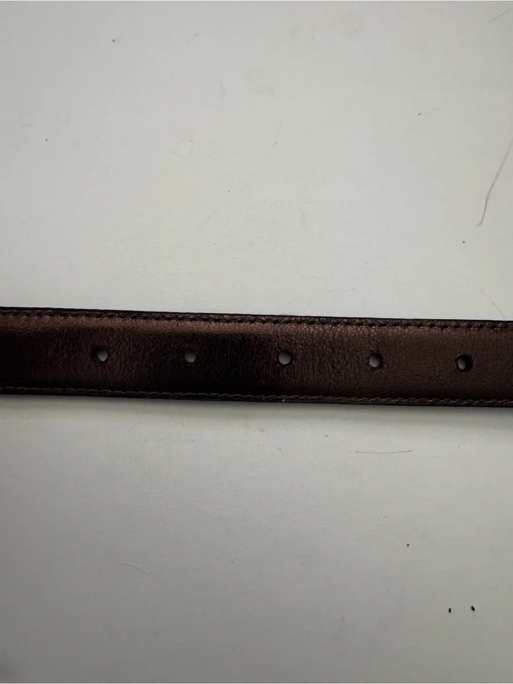 Brighton Metallic Brown Recersible Leather Belt with  Silver Buckle size 38